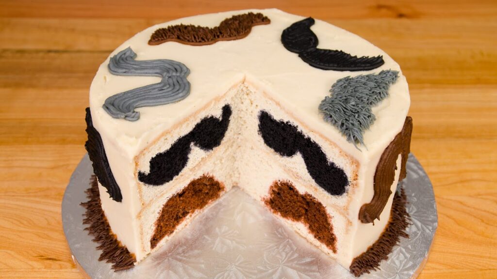 Moustache Cake Topper Without Fondant Skills